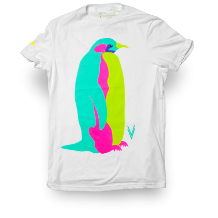 Peaceful Invaders Neon Graphic Men's t-shirt